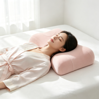 Oreiller de sommeil moderne réglable en mousse à mémoire de forme avec soutien cervical, respirant, thérapeutique et ergonomique pour le sommeil au lit