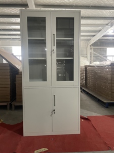 Armoire de classement ignifuge en acier A4 de haute qualité, design moderne, 2 tiroirs, serrure à clé, pour école, bureau, salle de sport, chambre, cuisine, salle à manger - Product Image 5