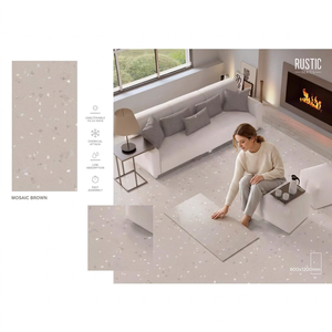 กระเบื้องพอร์ซเลนขนาดใหญ่ Olga Rust Carrara 24x48 นิ้ว สำหรับเคาน์เตอร์ครัวและพื้นภายใน - Product Image 5