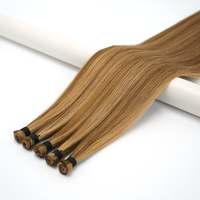 Extensions de cheveux humains russes Remy Juancheng, double trame machine, tissage noué à la main, 30 pouces, vente en gros