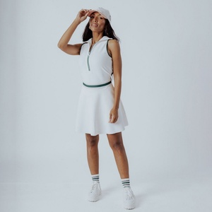 Jupe de tennis respirante en Spandex/Coton pour femme, vêtement de golf côtelé de qualité, séchage rapide, design exclusif, logo OEM moderne - Product Image 5