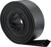 Tuyau d'évacuation d'eau plat en PVC bleu, 1/2 pouce, flexible, pour pompe de piscine, irrigation agricole et drainage