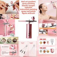 Pistola de Aerógrafo Portátil Mini con Boquilla de 0.3mm |   Herramienta de Pulverización Térmica Nano de Alto Rendimiento para Salones de Uñas y Belleza DIY