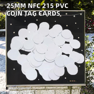 <span class=keywords><strong>NFC</strong></span> 215 kiểm soát truy cập kinh doanh RFID thẻ thành viên PVC Coin tag thẻ Sticker 25 mét đường kính 13.56MHz kiểm soát truy cập - Product Image 3