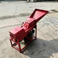 Machine à décortiquer le maïs automatique domestique, petite décortiqueuse-batteuse pour le blé, le sorgho et les céréales agricoles