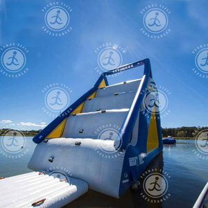 EJIA EJWP-003 Nouveau design de toboggan aquatique gonflable en PVC pour parc aquatique et <span class=keywords><strong>aquaparc</strong></span>, capacité de 100 à 500 kg - Product Image 6