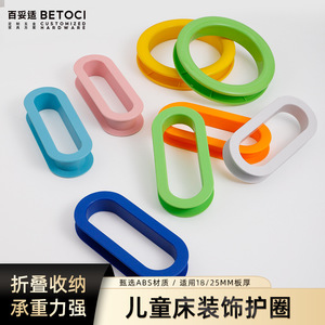 Betoci Childrens Bed Protective Ring 18mm ABS Plastic Round Guardrail Accessory For Bunk Bed Safety - Product Image 2