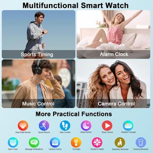 Nuevo Reloj Inteligente Unisex de Alta Gama, Responde Llamadas, Monitor de Ritmo Cardíaco, Rastreador de Actividad Física, Carga Inalámbrica, 4 Días de Autonomía - Product Image 3