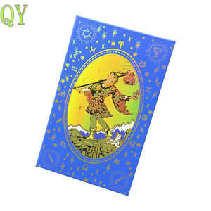 YY Cartes De Tarot Dorées Imperméables En Plastique Avec Impression Couleur Pour Divination - Product Image 2