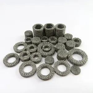 316 Stainless Steel Wire Mesh Compressed Gasket Compressed Knitted Wire Mesh For Emi Shielding