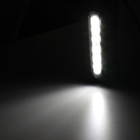 Chrome/ Black Motorcycle Highway Bar Switchback Luz de señal de giro LED ámbar blanco para barras de choque para modelos Harley Touring