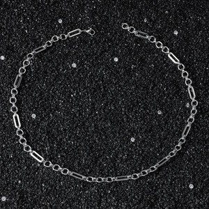 Nouveau Collier Chaîne Géométrique Design Simple Style Hip-Hop en Alliage pour Hommes, Vente Chaude 2026, Bijoux de Mode en Gros - Product Image 3
