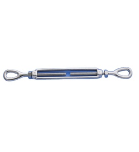 Tirant à mâchoires en acier inoxydable de type US 5/8 1/2 pour câble métallique, avec corps à vis ouvert et crochet à mâchoires pour panier de fleurs - Product Image 5