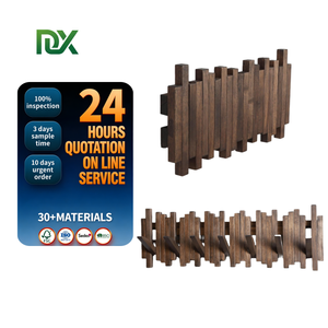 Étagère en bois multifonctionnelle et créative avec logo personnalisé, décoration murale écologique pour le salon - Product Image 1