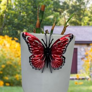Macetero Moderno con Diseño de Mariposa, Decoración Colgante Impermeable con Recubrimiento en Polvo <span class=keywords><strong>para</strong></span> Uso en Exteriores, Adorno <span class=keywords><strong>para</strong></span> Barandilla con Diseño de Insectos <span class=keywords><strong>Artificiales</strong></span> - Product Image 4