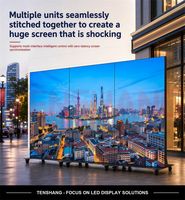 P1.5 P1.8 P2 P2.5 Layar LED Poster Iklan Dalam & Luar Ruangan untuk Toko