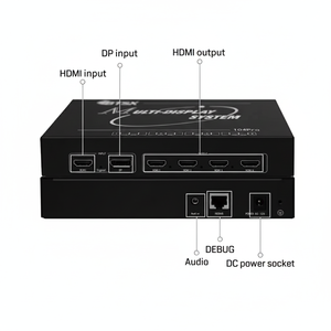 Controlador de Video Wall Multipantalla 4K60 con <span class=keywords><strong>HDMI</strong></span> <span class=keywords><strong>2.0</strong></span>, <span class=keywords><strong>DP</strong></span> <span class=keywords><strong>1.2</strong></span>, 4 Entradas <span class=keywords><strong>HDMI</strong></span>, 1 Salida <span class=keywords><strong>HDMI</strong></span>, Selector EDID, HDCP2.2, Extracción de Audio - Product Image 6