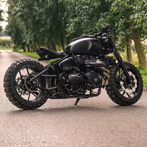 <span class=keywords><strong>Triumph</strong></span> Bonneville Bobber d'occasion, moto rétro à essence 1200cc, classique britannique, faible kilométrage, prête à l'exportation - Product Image 4