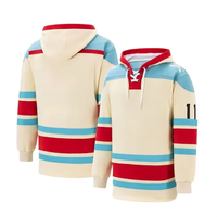 Hoodie hoki es yang dapat disesuaikan Hoodie seragam hoki dewasa Logo tim kustom Jersey hoki es
