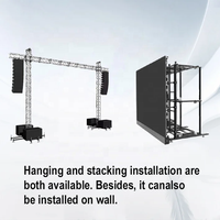 Installation facile P2.5 2.9 P3.91 7680HZ location vidéo mur événement toile de fond extérieur intérieur panneau d'affichage Led écran pour scène de Concert