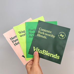 Impresión personalizada a prueba de olores papel de aluminio plano plástico para alimentos en polvo 3 sello lateral bolsas de embalaje - Product Image 5