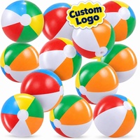 Ballon de plage gonflable en gros, classique, couleurs arc-en-ciel, jouet aquatique pour piscine, design personnalisé pour enfants et adultes, jeux de fête estivaux à la plage