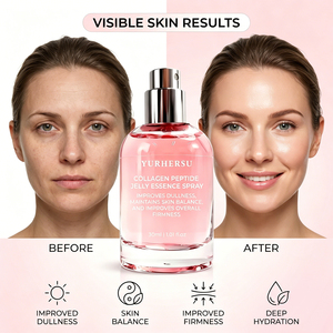 Brume Hydratante Visage à Marque Blanche, Spray Essentiel au Collagène et Peptides, Gelée avec Glycérine et Allantoïne pour Soin Quotidien de la Peau - Product Image 4