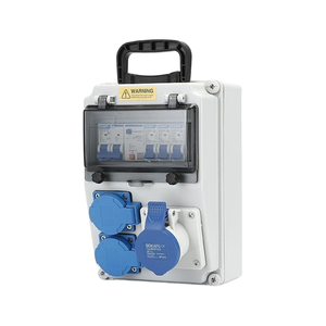 Boîtier de prises 2P32A RCD + 1P16A MCB + 10A 5 trous + 16A 3 broches. Personnalisation possible, contactez le service client pour un devis. Boîtier de prises. - Product Image 1