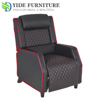 Kafe Internet Mewah Bermain Game Resepsi Sofa Kulit Desain Kantor