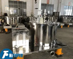 Equipamento de processamento de grão do centrífugo da estrutura plana, separador centrífugo da china para venda