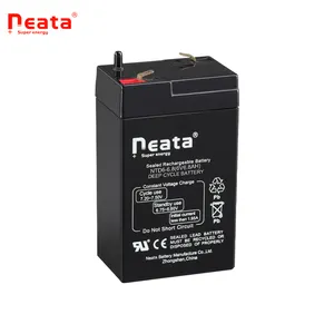 Neata 6V 6.8Ah AGM עופרת חומצת סוללה נטענת סוללה 6v 6.8ah 20hr סוללה