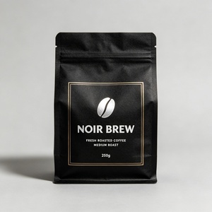 Premium Eco-Friendly <b>Biodegradable</b> Plastic Free Kraft <b>Paper</b> Coffee Pouch VM-NK Barrier Coating High Freshness Custom Printed - Product Image 5