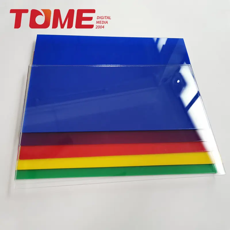 Colored acrylic sheet 1mm 2mm 3mm clear cast acrylic sheet for laser cutting