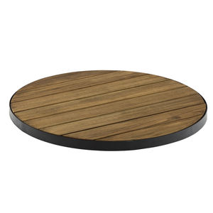 モダンなデザインのソリッドメルバウ木材テーブルトップ屋外ダイニング用ホテルとヴィラガーデンピクニックファイヤーピットカバー - Product Image 3