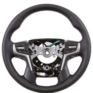 Volante de Cuero Completo para Toyota Land Cruiser LC300 Hilux <span class=keywords><strong>Vigo</strong></span> N70 Tundra Allion - Product Image 2