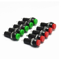Interrupteur à bouton-poussoir Wintai-Tech 12V, interrupteur de démarrage à bouton-poussoir 12 mm, momentané ou verrouillable