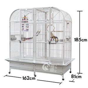 GC36432ED - Très populaire sur le marché américain, couleur veine noire et veine blanche pour <span class=keywords><strong>cage</strong></span> à perroquet grande/très grande/immense - Product Image 2