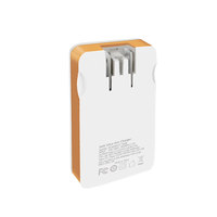 Chargeur mural ultra-fin 65W GaN double Type-C PD3.0 à charge rapide pour ordinateur portable, téléphone portable et montre connectée avec prises pliables