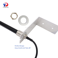Antena de Fibra de Vidrio para Exteriores con Soporte en L, Impermeable IP67, de Largo Alcance, 8dBi, Omnidireccional, para Estación Base LTE 4G WiFi 5G