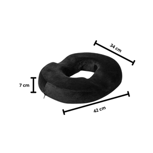 Coussin orthopédique en mousse à mémoire de forme avec trou central, anti-escarres, soulagement de la douleur, pour hémorroïdes et soutien du coccyx - Product Image 2