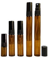 Flacon pulvérisateur de parfum en verre transparent mini, rechargeable, vide, pour échantillons de voyage, atomiseur, flacon de 2 ml, 3 ml, 5 ml, 10 ml