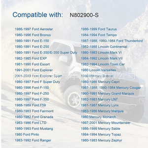 Clips para paneles de puerta de coche Winning Journey N801925 S N802900 S, 50 unidades, para Ford Lincoln Mercury - Product Image 5