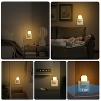 Lampe LED avec détecteur de mouvement, luminaire décoratif d'intérieur, idéal pour une chambre d'enfant, vente en gros, lumens