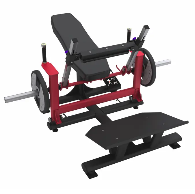 Plate Loaded Glute Drive Barbell Hip Thrust Machine Latihan Kekuatan Mesin Hip Thrust untuk Gym