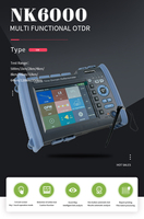 Réflectomètre optique temporel portable APT NK6000 OTDR Noverk, équipement multifonctionnel pour fibres optiques avec port RJ45 pour utilisation FTTH