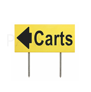 2.5cm d'épaisseur en plastique recyclé double face 50*30cm marqueur de chariots de golf résistant aux intempéries - Product Image 2