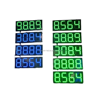 7 Segmen 4 Digit angka LED Harga tampilan untuk bahan bakar Gas stasiun Pylon papan tanda