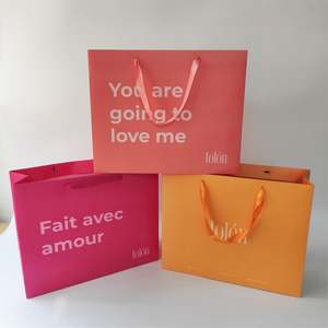 Sac en papier de luxe avec poignée, personnalisé avec logo de marque, pour la promotion, la vente au détail de vêtements, les cadeaux, les bijoux, vente en gros KM - Product Image 1