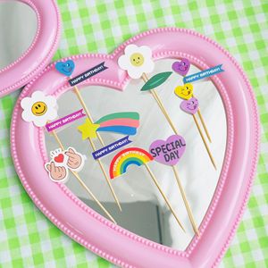 Adornos de Papel con Diseño de Miel y Dulzura para Pasteles, Decoraciones de Cumpleaños, Adorno Acrílico para Pastel para Cumpleaños, Día del Niño, Graduación - Product Image 2