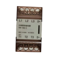 Relais à semi-conducteurs AC triphasé 380V DC 3V-32V scellé en alliage d'argent